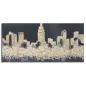 OBRAZ NA PŁÓTNIE Golden City 150 x 3,8 x 70 cm